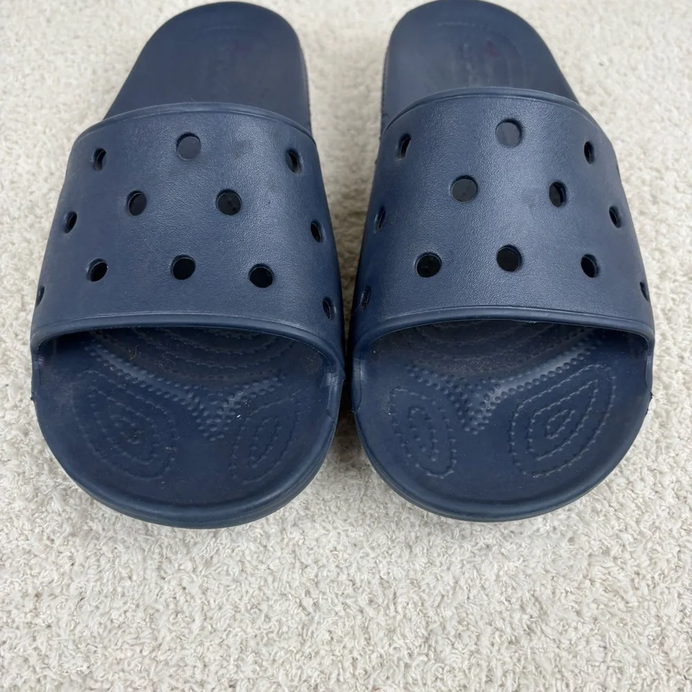Crocs Sandals Unisex M7 W9 Blue Classic Slides Original‎ Iconic Comfort Adults